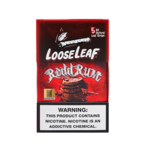 TRIPPIE REDD RUM LOOSELEAF WRAPS (40 COUNT) - Loose Leaf Wraps - Loose Leaf Wraps