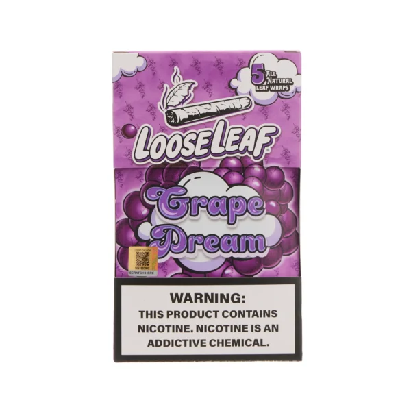 GRAPE DREAM LOOSELEAF WRAPS (40 COUNT) - Loose Leaf Wraps - Loose Leaf Wraps
