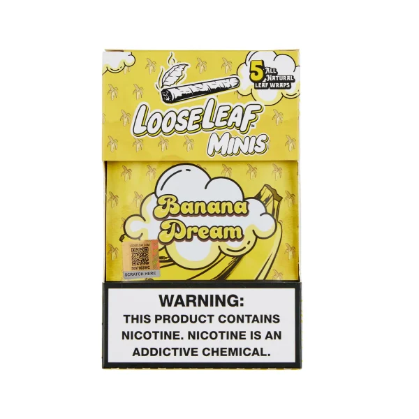 BANANA DREAM LOOSELEAF MINIS (40 COUNT) - Loose Leaf Wraps - Loose Leaf Wraps