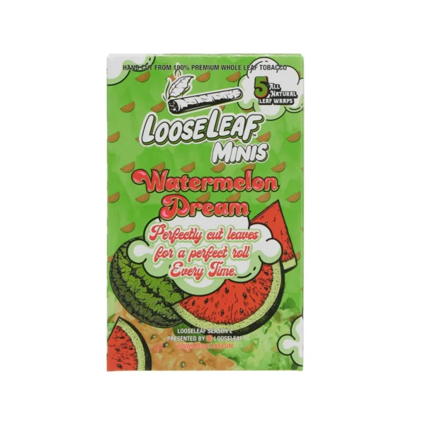 WATERMELON DREAM LOOSELEAF MINIS (40 COUNT) - Loose Leaf Wraps - Loose Leaf Wraps - Image 2