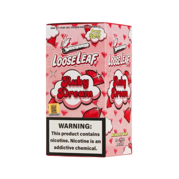 Ruby Dream LooseLeaf 2-Pack Wraps (40 COUNT)