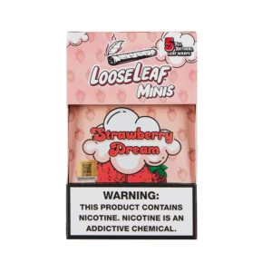 STRAWBERRY DREAM LOOSELEAF MINIS (40 COUNT) - Loose Leaf Wraps - Loose Leaf Wraps