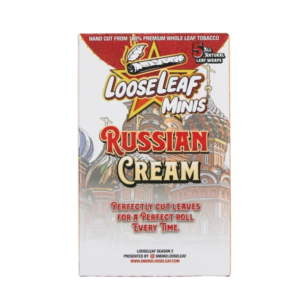 RUSSIAN CREAM LOOSELEAF MINIS (40 COUNT) - Loose Leaf Wraps - Loose Leaf Wraps - Image 2